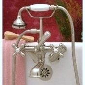 Clawfoot Tub British Telephone Faucet w/ Hand-held shower Clawfoot Tub British Telephone Faucet w/ Hand-held shower